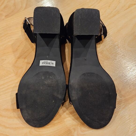 Torrid Ankle Strap Block Heel Sandals Womens 9 Black Comfortable Trendy Y2K 90s - Picture 8 of 11